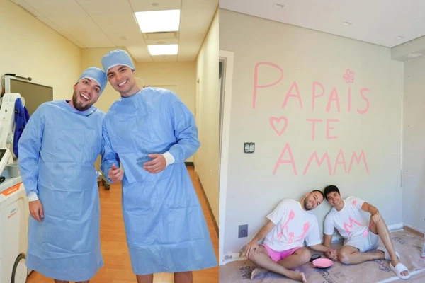Casal compartilhou registros de espera da filha, um momento