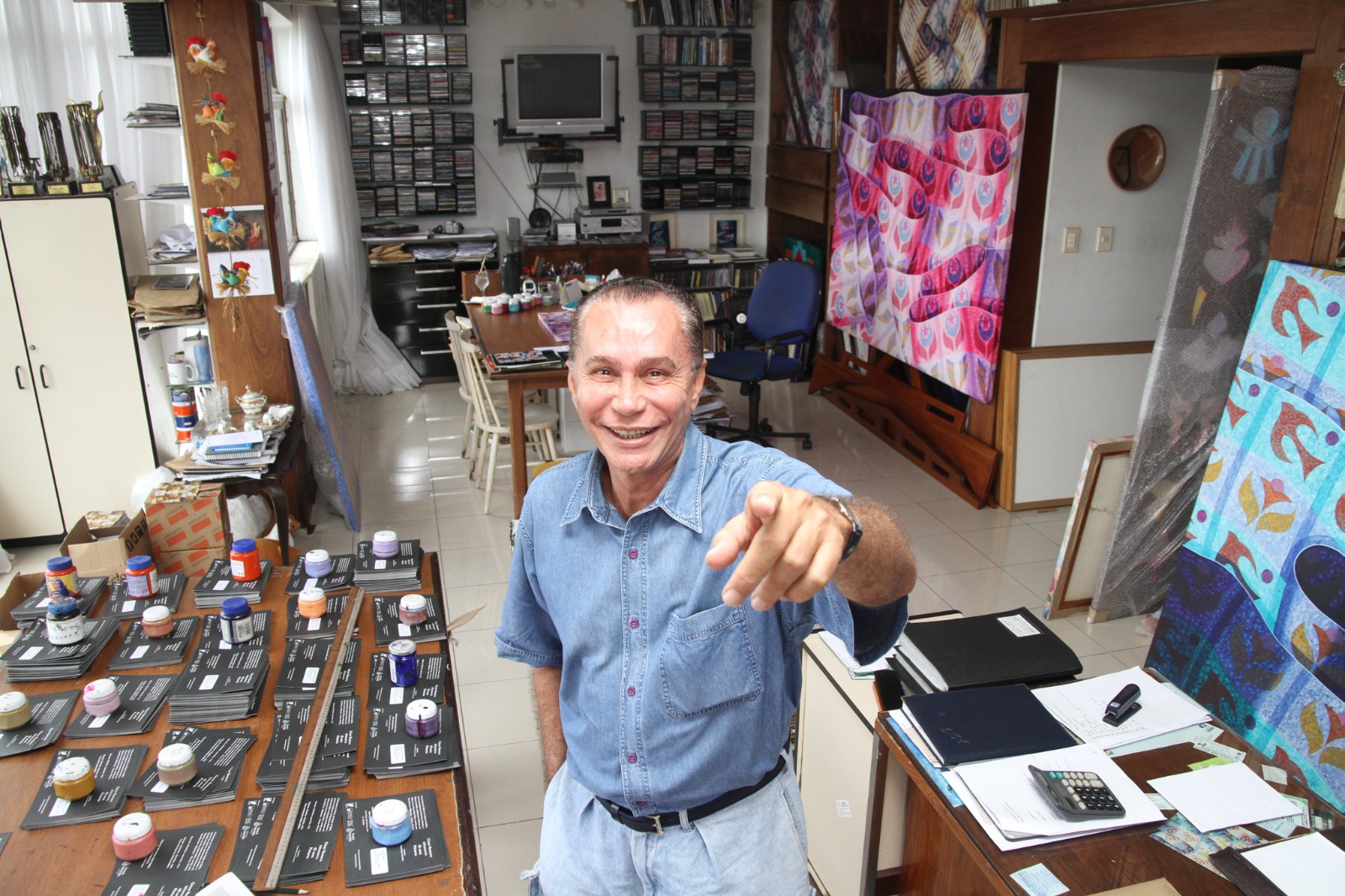 César Romero foi um grande divulgador das artes plásticas na Bahia por Marina Silva/Arquivo CORREIO