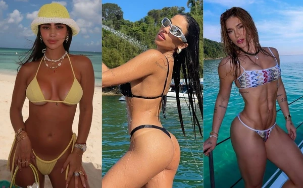 Victoria Ruiz, Maju Mazalli e Virginia Fonseca