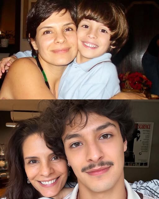  Helena Ranaldi e seu filho, Pedro Waddington por Reprodução