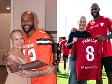 Imagem - Esposa do jogador Marcão, do Sevilla, anuncia que venceu o câncer de mama: ‘Um dos capítulos mais intensos da minha vida’