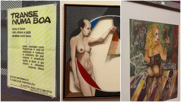 Arte censurada: vereadores cobram fechamento de exposição com obras que retratam nudez e sexo