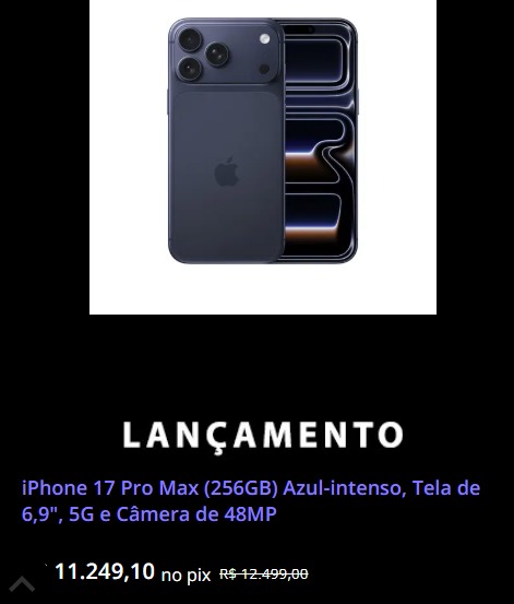 Confira principais lançamentos e ofertas das lojas  por Captura de tela