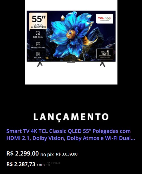 Confira principais lançamentos e ofertas das lojas  por Captura de tela
