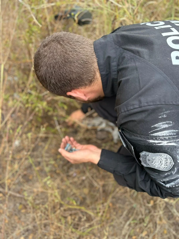 Pinos usados para guardar cocaínas foram encontrados perto da casa por Divulgação/Polícia Civil