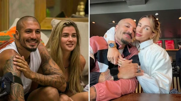 Aline Gotschalg e Fernando Medeiros por Reprodução/Globo/Instagram