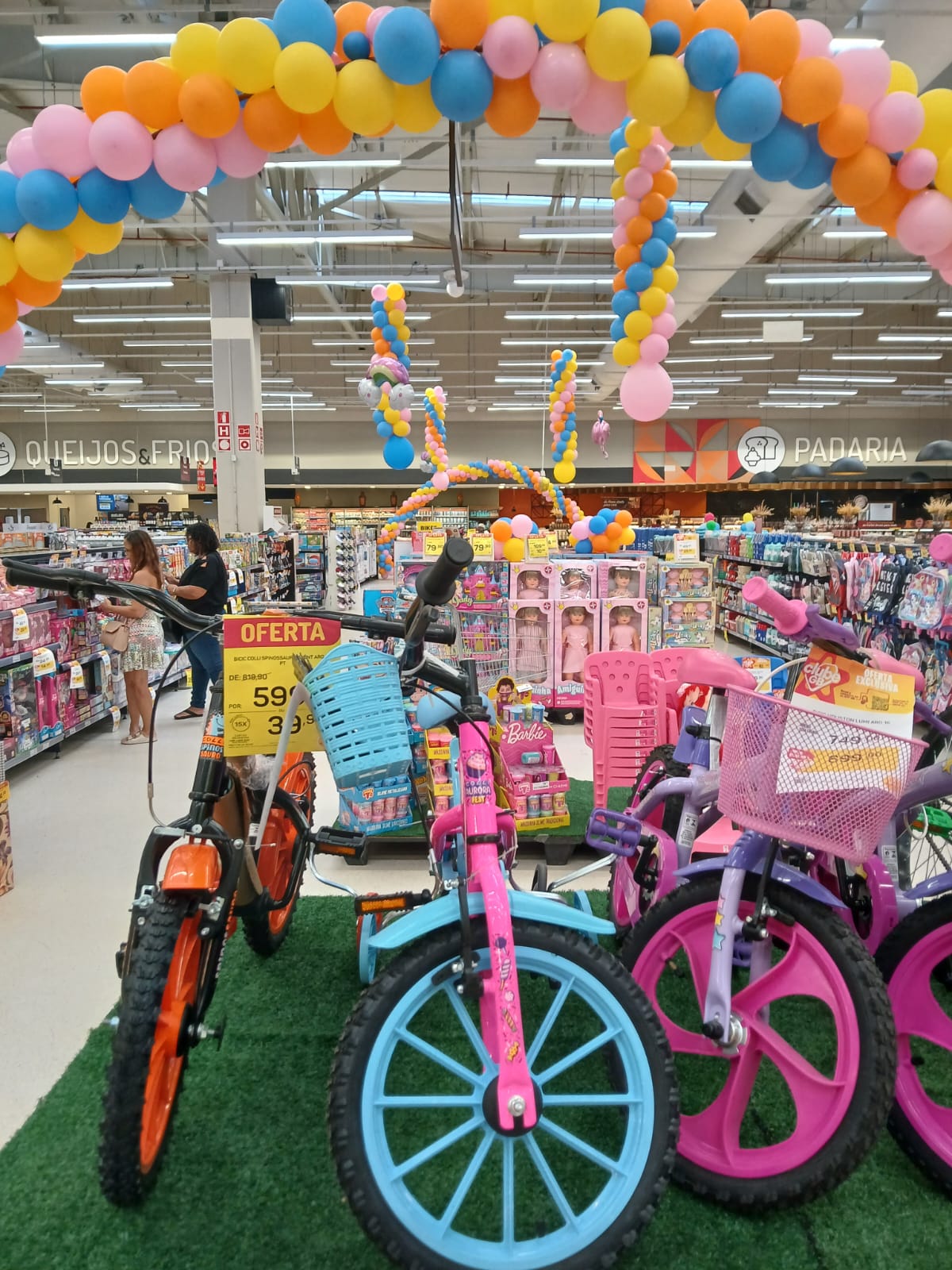 Bicicletas no GBarbosa Costa Azul (preços variados) por Divulgação