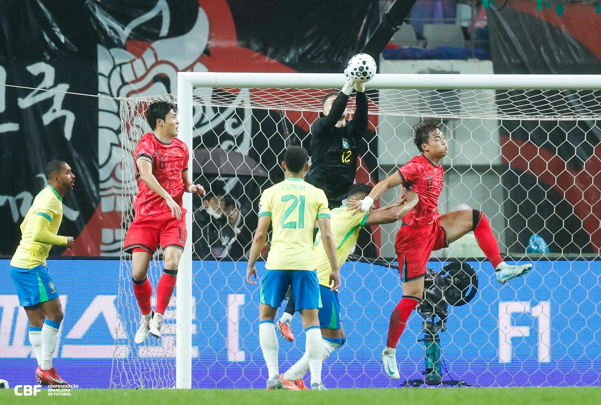 Brasil 5x0 Coreia do Sul - Amistoso internacional  por Rafael Ribeiro/CBF