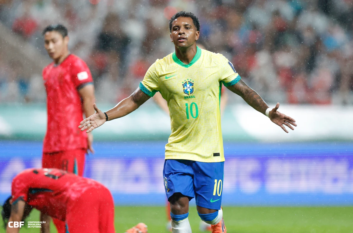 Brasil 5x0 Coreia do Sul - Amistoso internacional  por Rafael Ribeiro/CBF