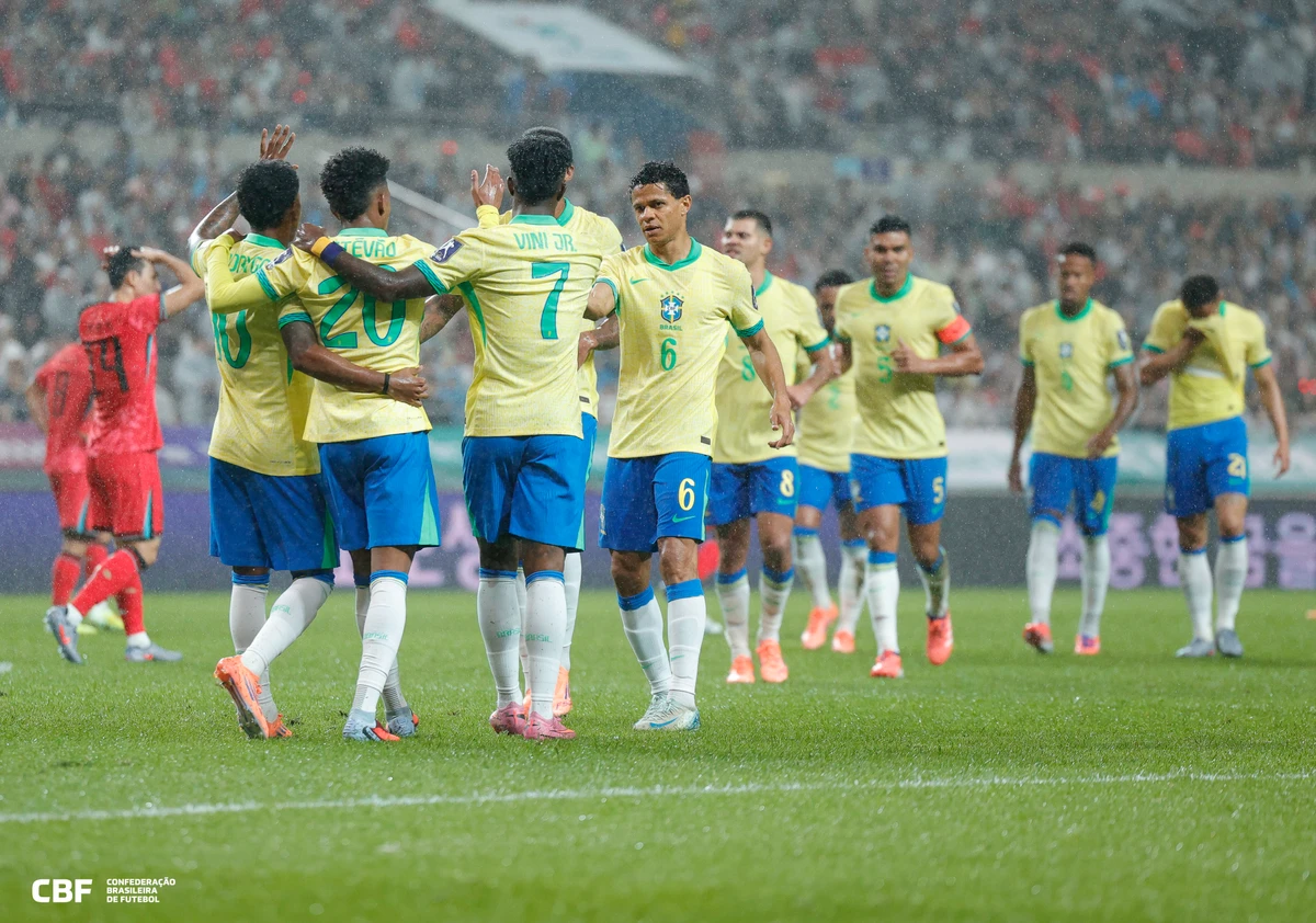 Brasil 5x0 Coreia do Sul - Amistoso internacional  por Rafael Ribeiro/CBF