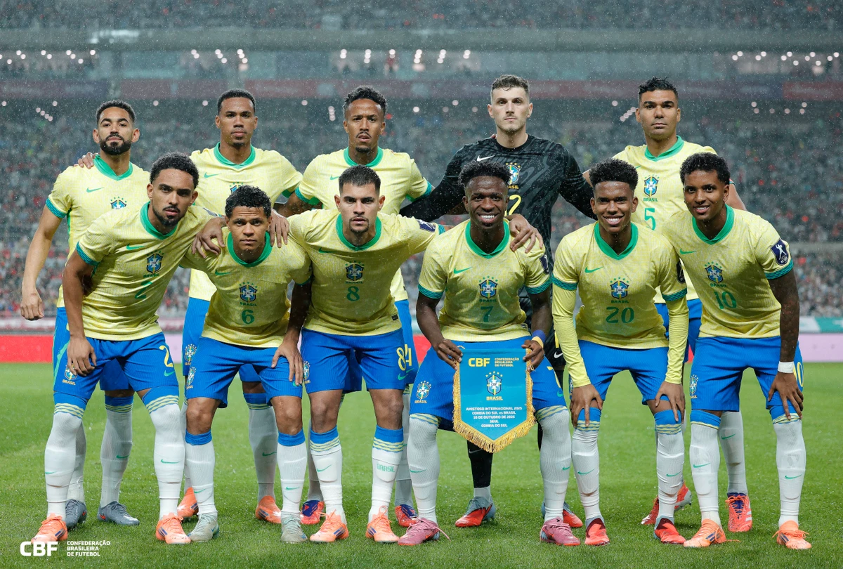 Brasil 5x0 Coreia do Sul - Amistoso internacional  por Rafael Ribeiro/CBF