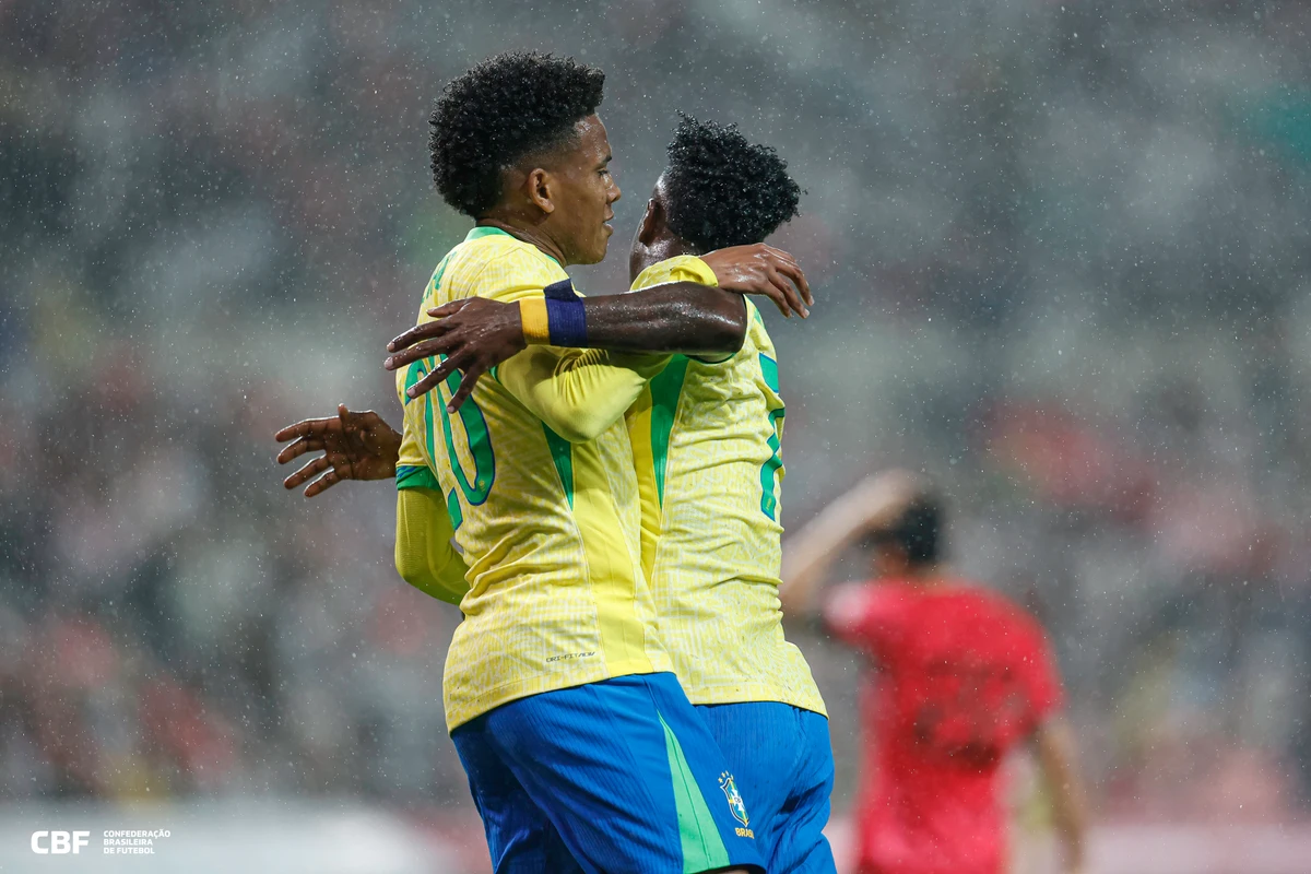 Brasil 5x0 Coreia do Sul - Amistoso internacional  por Rafael Ribeiro/CBF