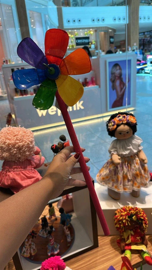 Catavento artesanal: de R$15,60 (P) a R$ 20,80 (G), na loja Cesol, no Salvador Shopping por Divulgação