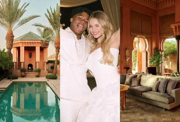 Comemorando o 1º ano de casados, Endrick e esposa se hospedam em hotel com diárias de mais de R$ 50 mil por Reprodução/Instagram e Divulgação