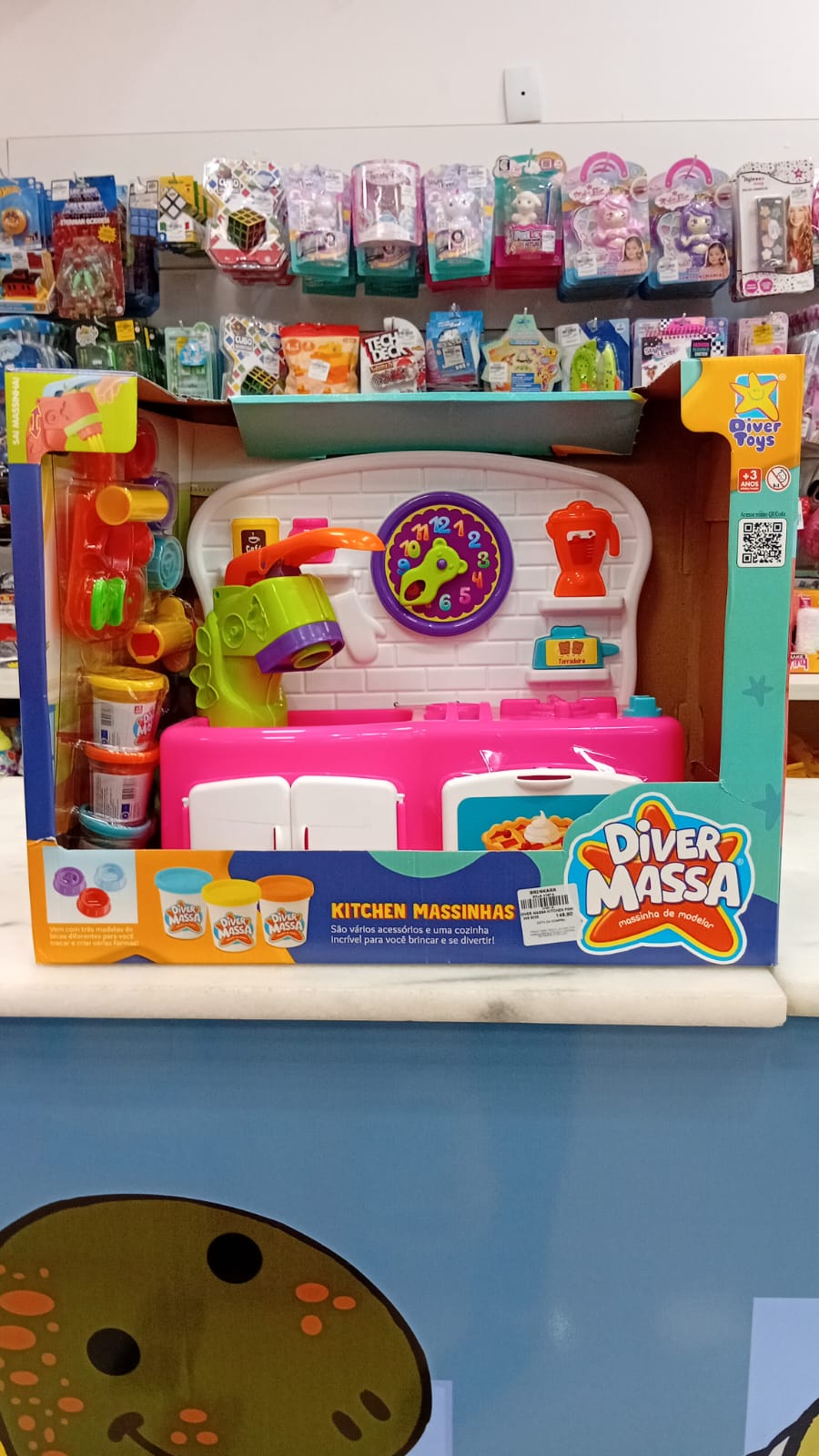 Driver Massa Kitchen Massinha Pink: R$ 149,90, na loja Brinkarr, no Shopping Bela Vista por Divulgação