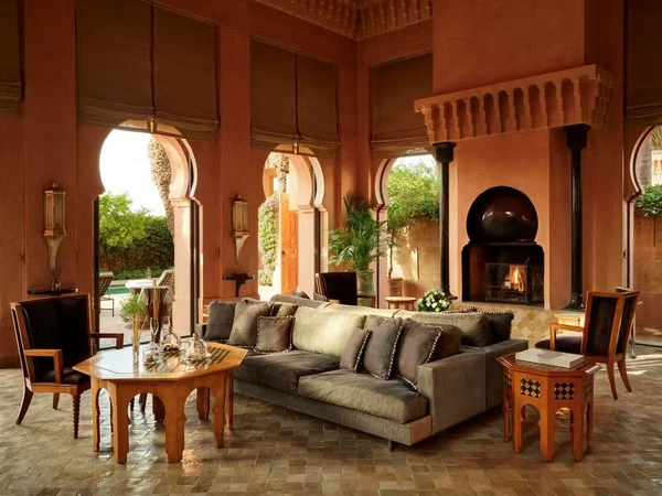 Endrick e esposa se hospedaram em hotel com diárias de mais de R$ 50 mil que fica em Amanjena, em Marrakech por Divulgação