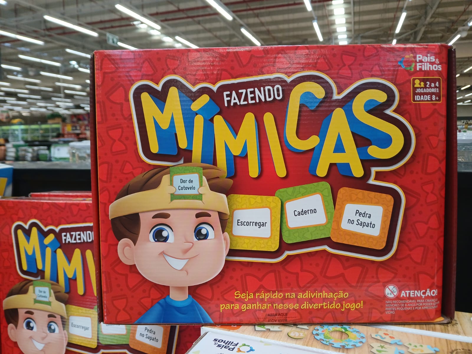 Jogo Bico Fechado – Mímica! : R$ 39,90, no  GBarbosa Costa Azul por Divulgação