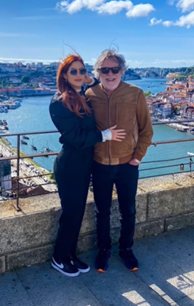 José de Abreu e Carol Junger por Reprodução / Instagram