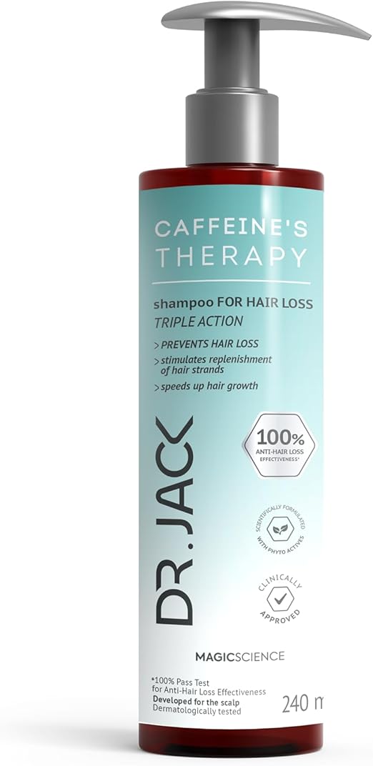 Shampoo Dr. Jack Antiqueda Tonificante Caffeínes Therapy por Reprodução