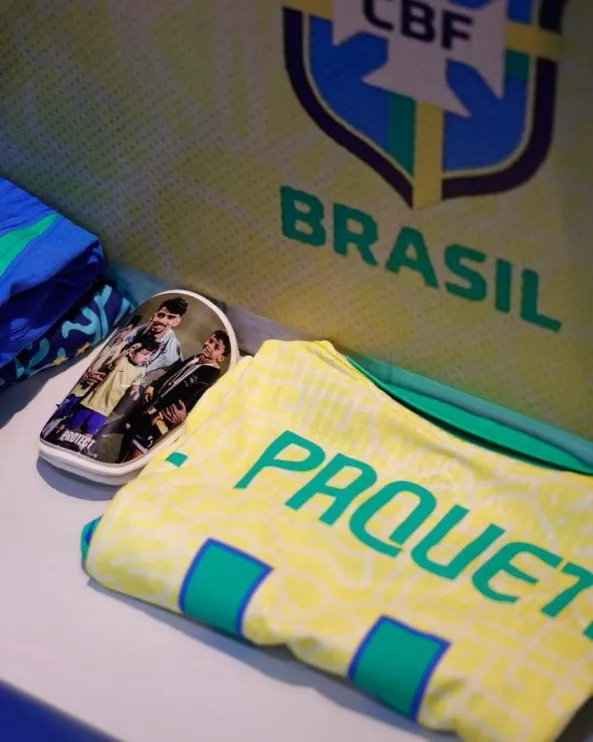 Vestiário de Brasil x Coreia por Divulgação/CBF