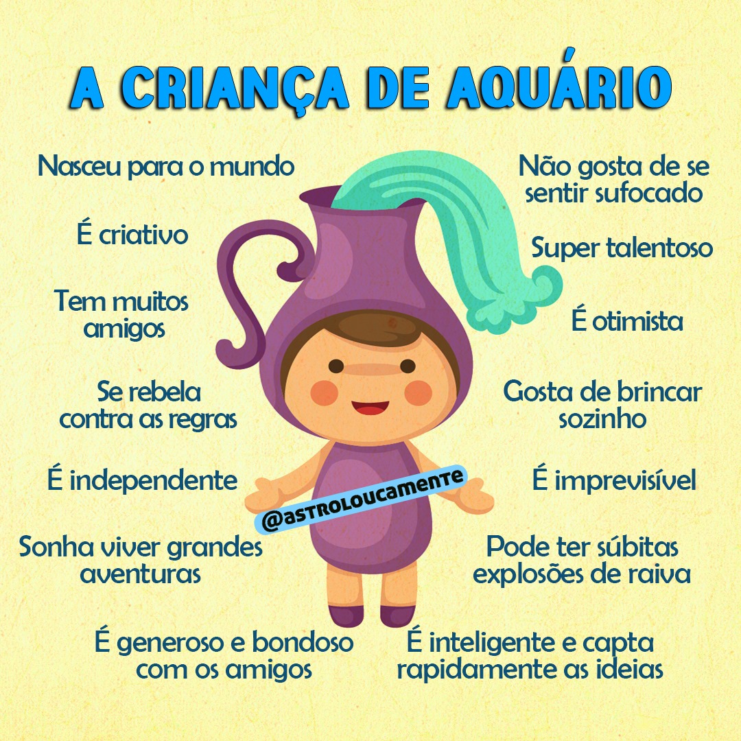 A criança de cada signo por Reprodução