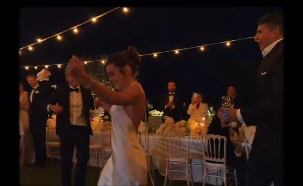 Franciny Ehlke no casamento em Ravello, na Itália por Reprodução/Instagram