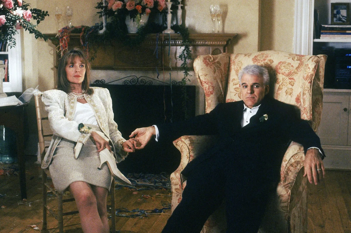 Diane Keaton em O Pai da Noiva por Reprodução