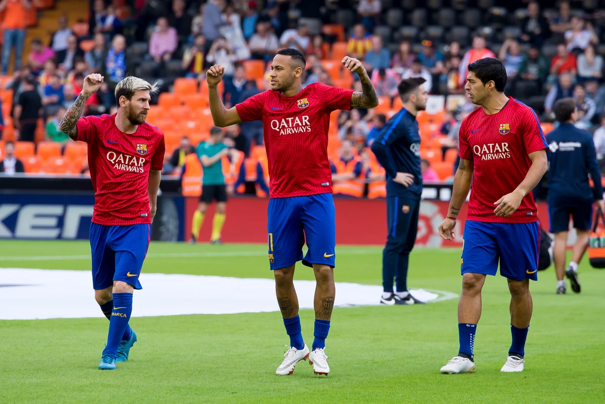 O trio MSN teve sucesso no Barcelona