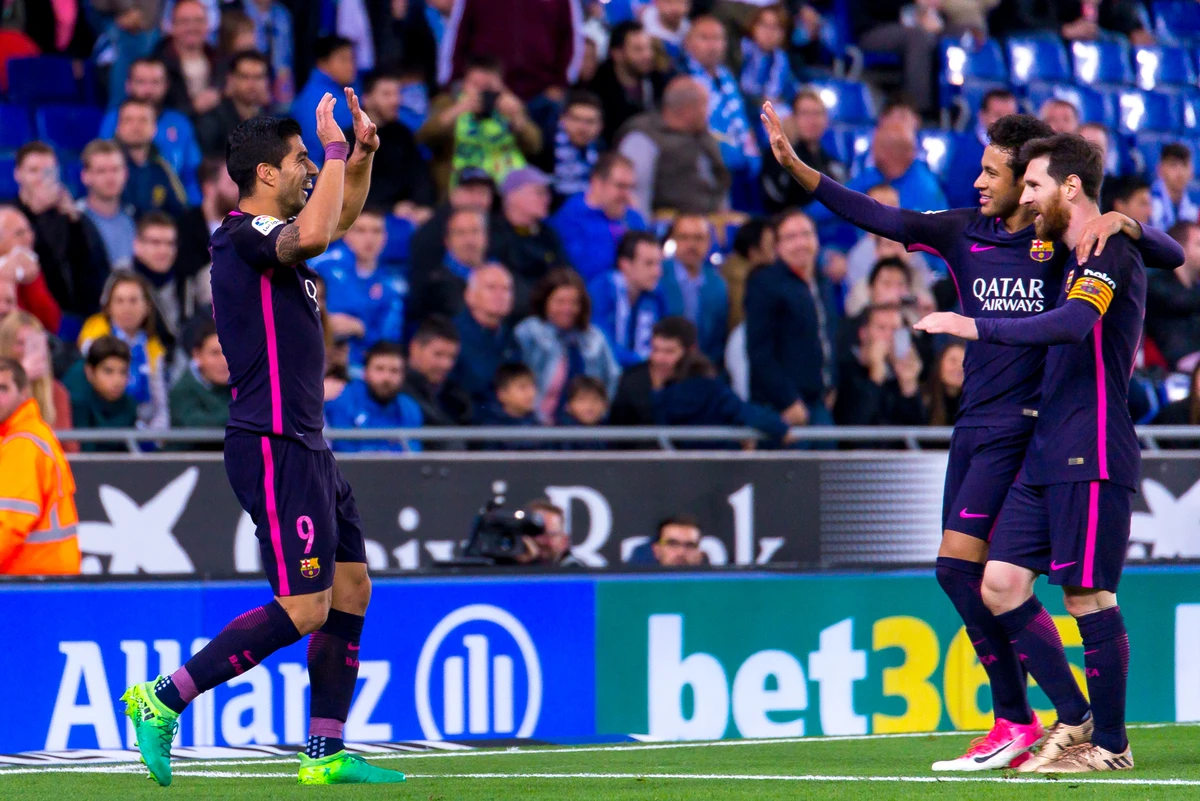 O trio MSN teve sucesso no Barcelona por Shutterstock