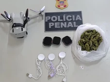 Imagem - Drone que tentava levar drogas para presídio em Salvador é interceptado
