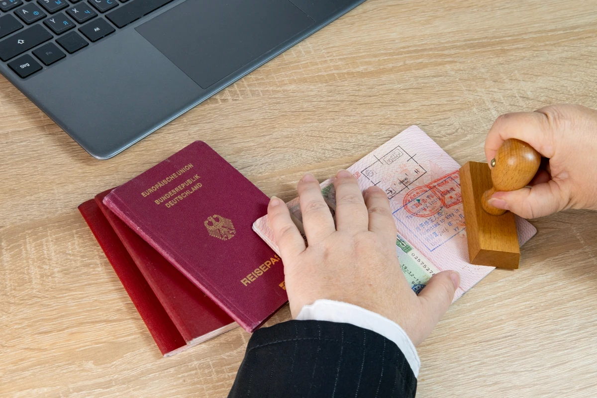 Carimbo no passaporte
