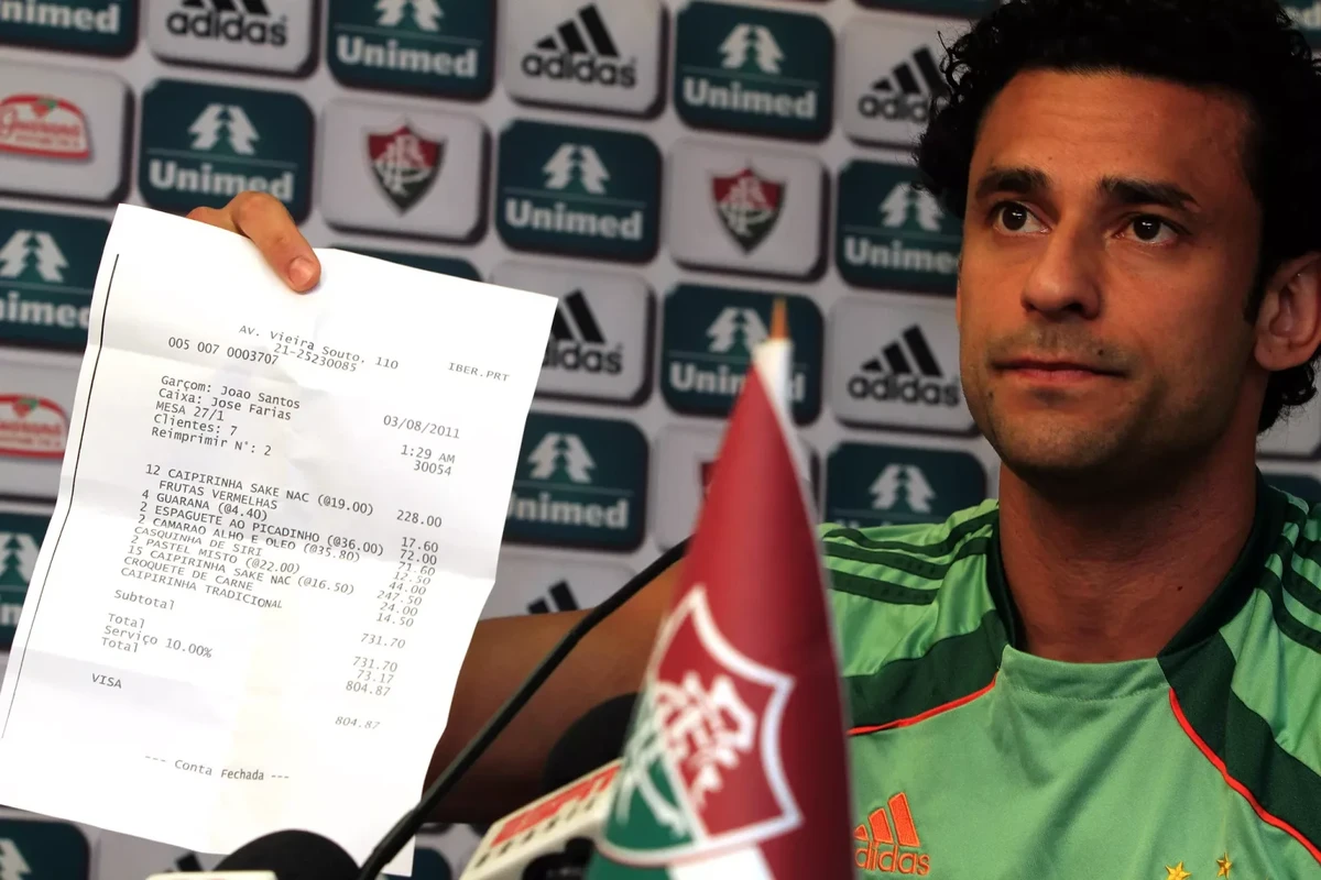 Fred apresentou a conta por Nelson Perez/Fluminense FC
