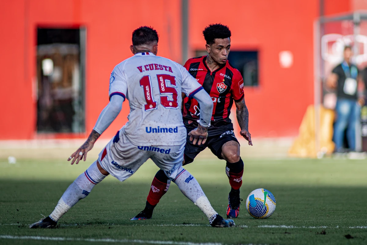 Vitória 2x2 Bahia - 3ª rodada Brasileirão 2024 por Victor Ferreira/EC Vitória