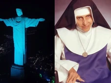 Imagem - Cristo Redentor ganha iluminação em homenagem à Santa Dulce dos Pobres