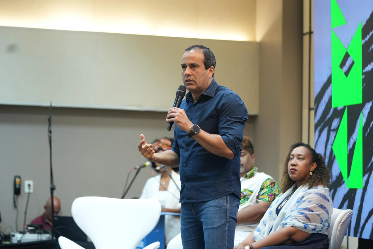 Bruno Reis durante evento por Betto Jr./ Secom PMS