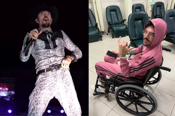 Cantor está internado em hospital do Rio
