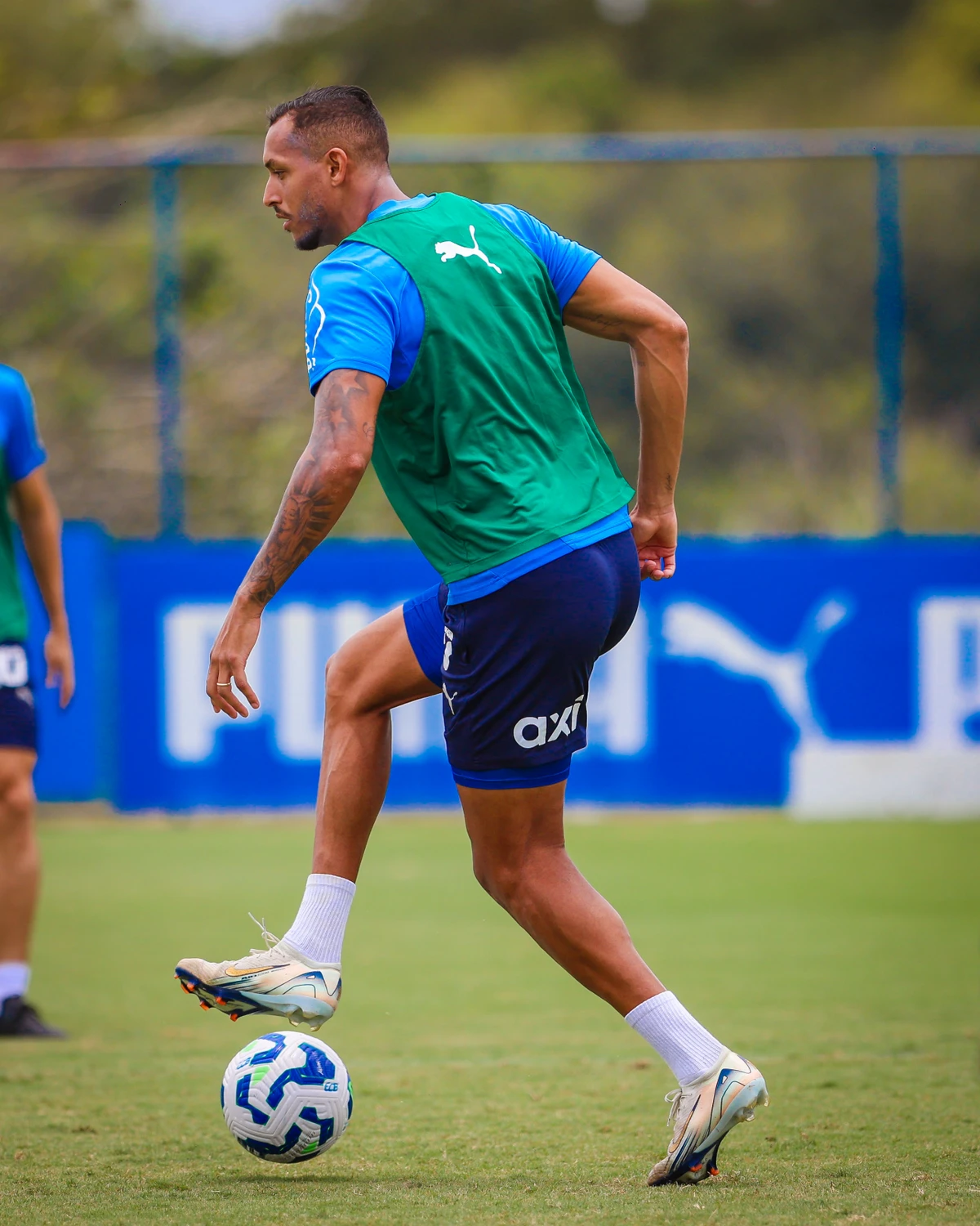 Elenco do Bahia treinando em preparação para o Ba-Vi  por Letícia Martins/EC Bahia 
