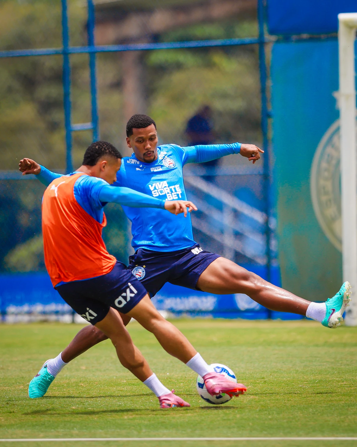 Elenco do Bahia treinando em preparação para o Ba-Vi  por Letícia Martins/EC Bahia 