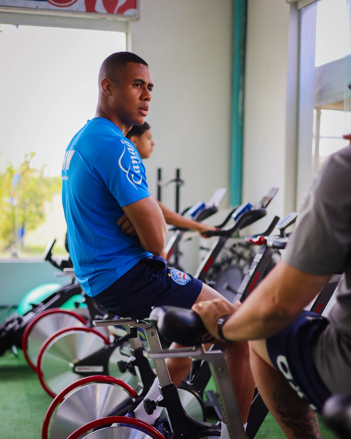 Elenco do Bahia treinando em preparação para o Ba-Vi  por Letícia Martins/EC Bahia 