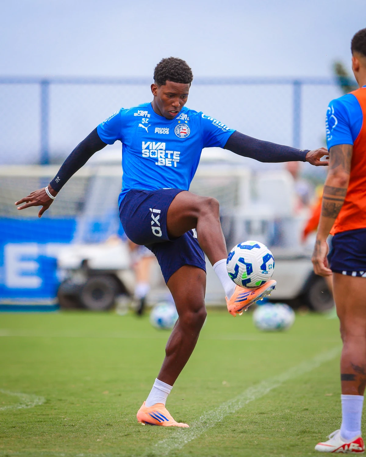 Elenco do Bahia treinando em preparação para o Ba-Vi  por Letícia Martins/EC Bahia 