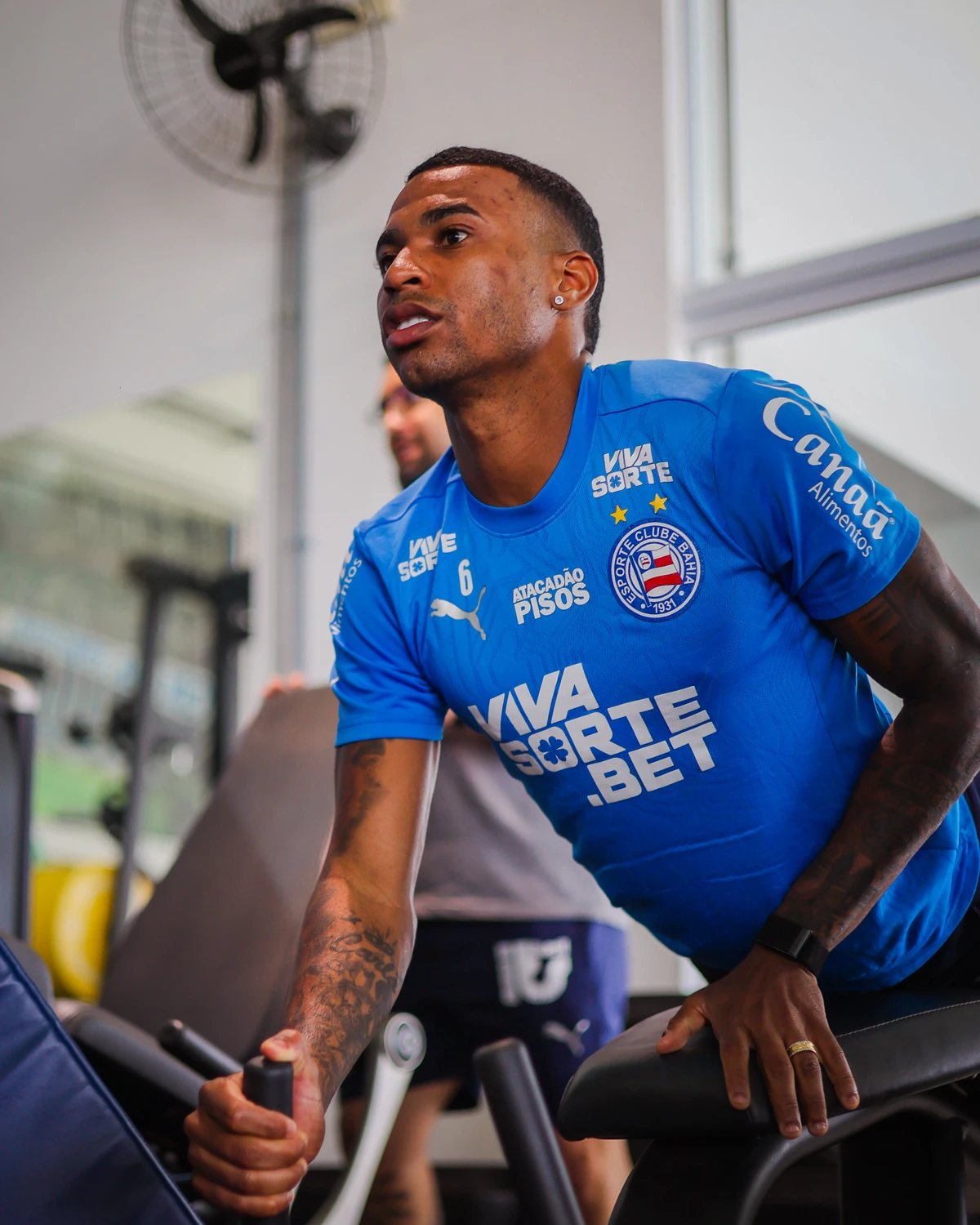 Elenco do Bahia treinando em preparação para o Ba-Vi  por Letícia Martins/EC Bahia 