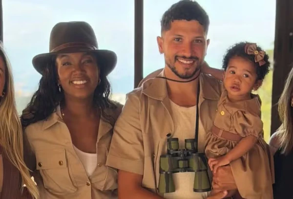 IZA e Yuri Lima se reúnem após término para celebrar o 1º aniversário da filha, Nala