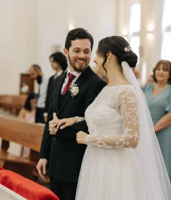 Laís e Jackson Dognini por Reprodução