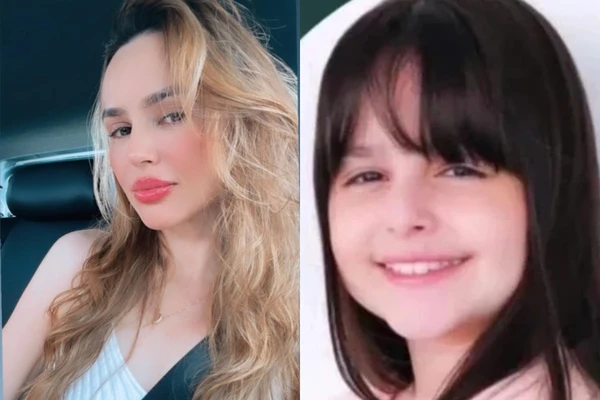 Lidiane Aline Lorenço, de 33 anos, e Miana Sophya Santos, de 15 anos