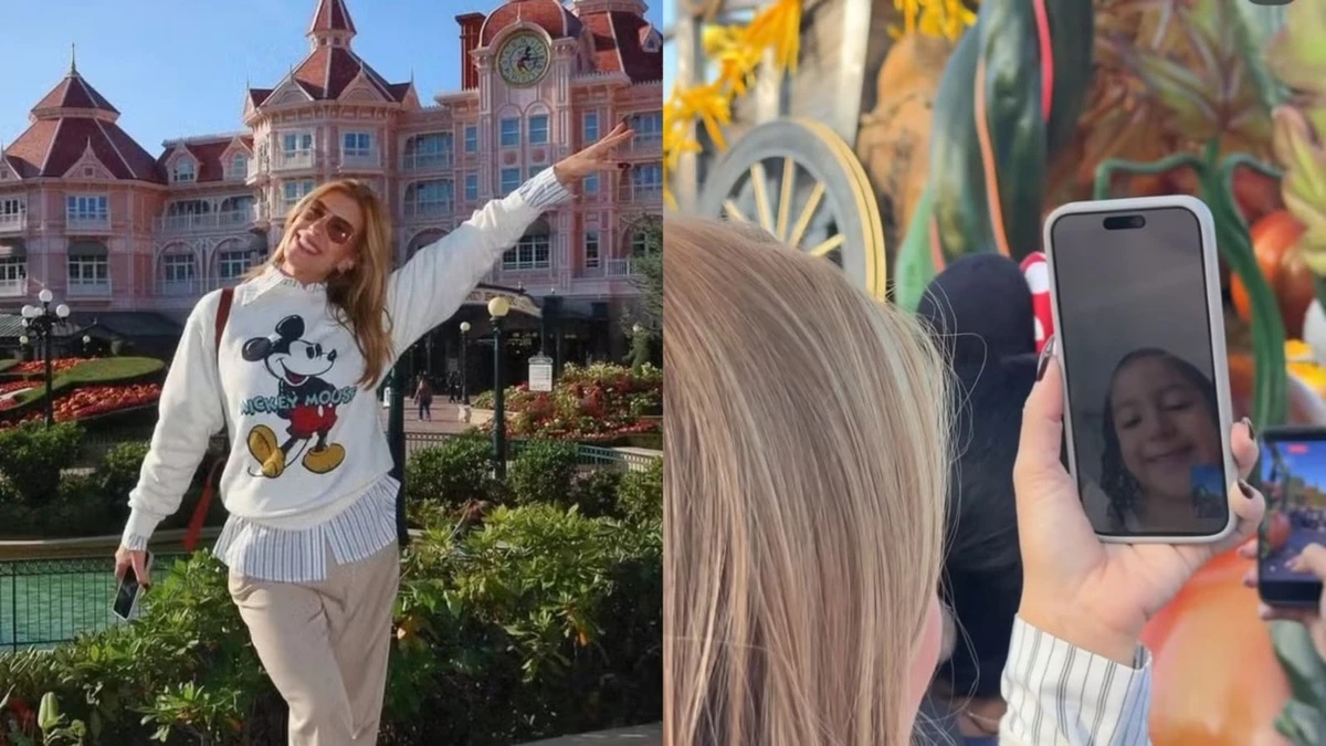Lore Improta abre álbum de fotos na Disney, em Paris: 'Meu presente de Dia das Crianças'