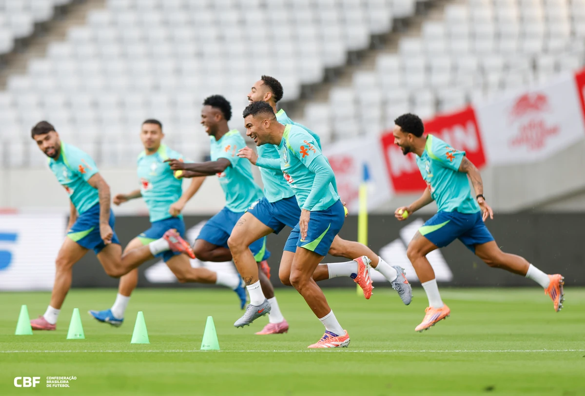 Último treino da Seleção Brasileira antes de confronto contra o Japão  por Rafael Ribeiro/CBF 