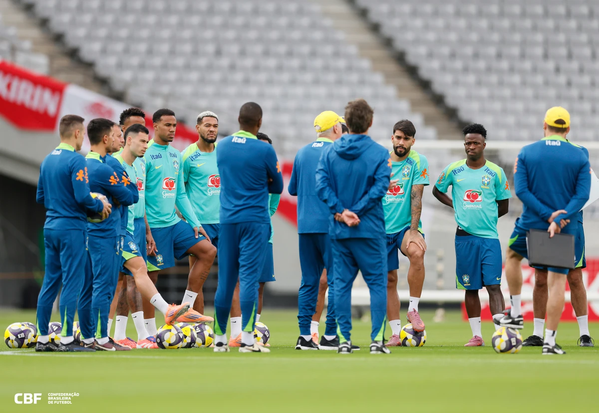 Último treino da Seleção Brasileira antes de confronto contra o Japão  por Rafael Ribeiro/CBF 