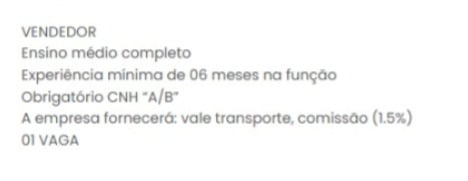 Vagas do SineBahia nesta segunda (13) por Reprodução