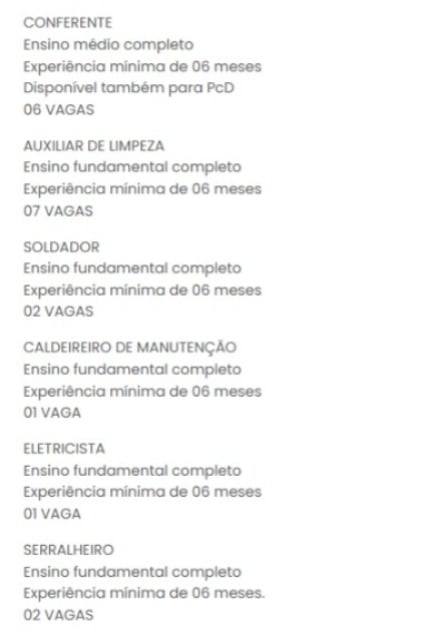 Vagas do SineBahia nesta segunda (13) por Reprodução