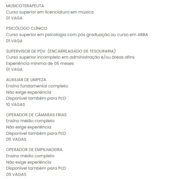 Vagas do SineBahia nesta segunda (13) por Reprodução